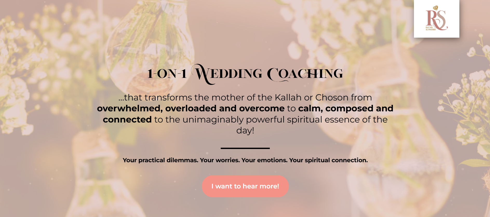 Rachel Schreiber Sales Page — Web Copy mockup